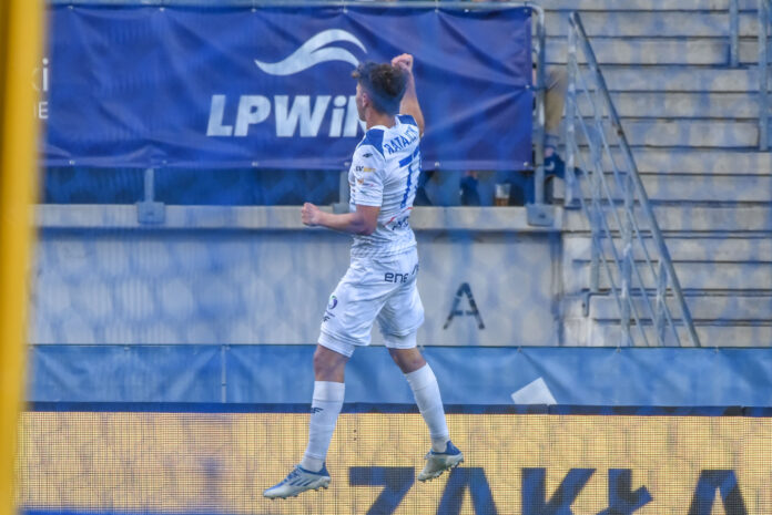 Pilka nozna. PKO Ekstraklasa. Miedz Legnica - Stal Mielec. 02.10.2022