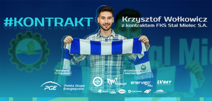 Krzysztof Wołkowicz podpisał kontrakt z FKS Stal Mielec S.A.