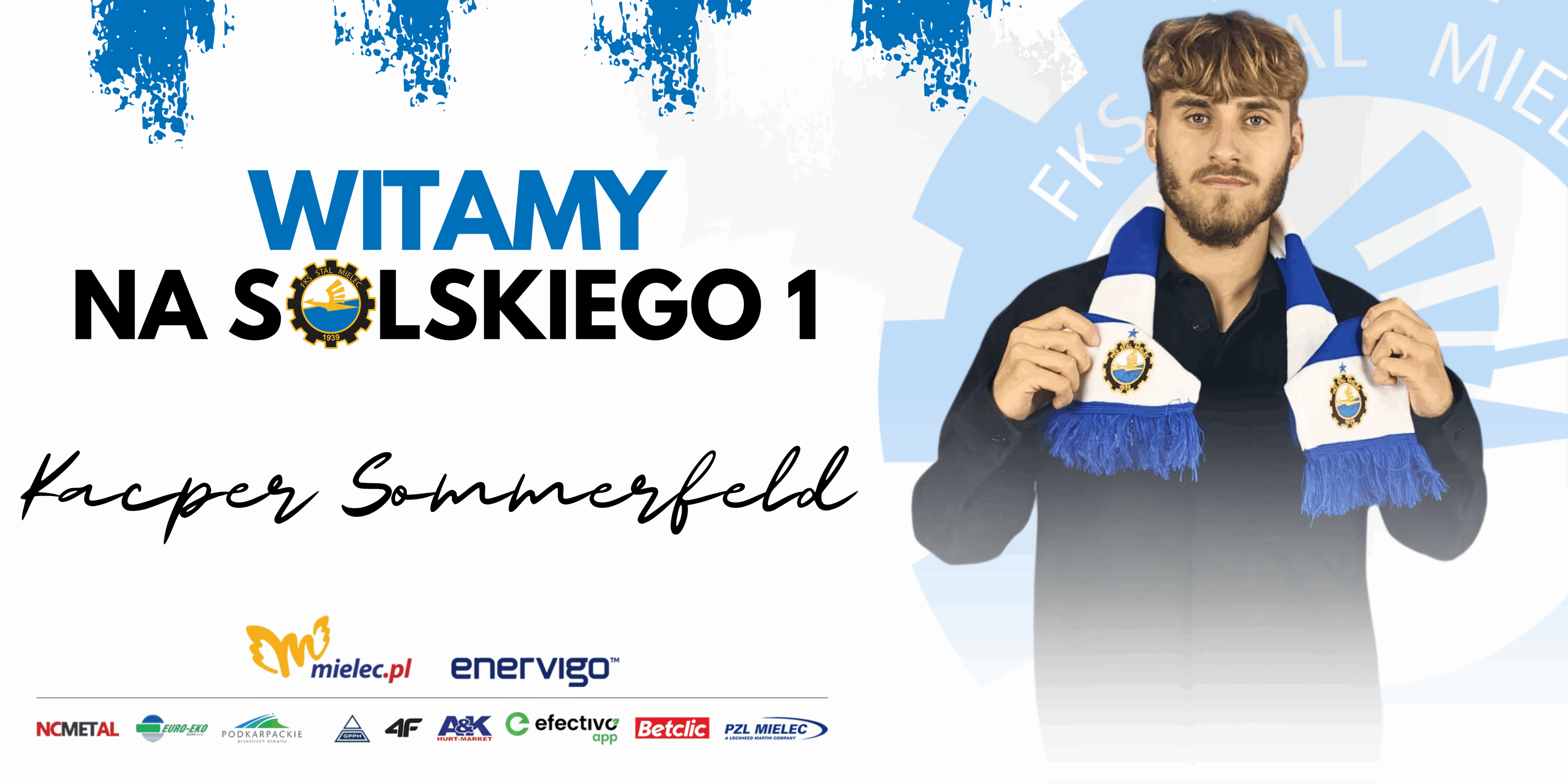 Kacper Sommerfeld zawodnikiem Stali Mielec