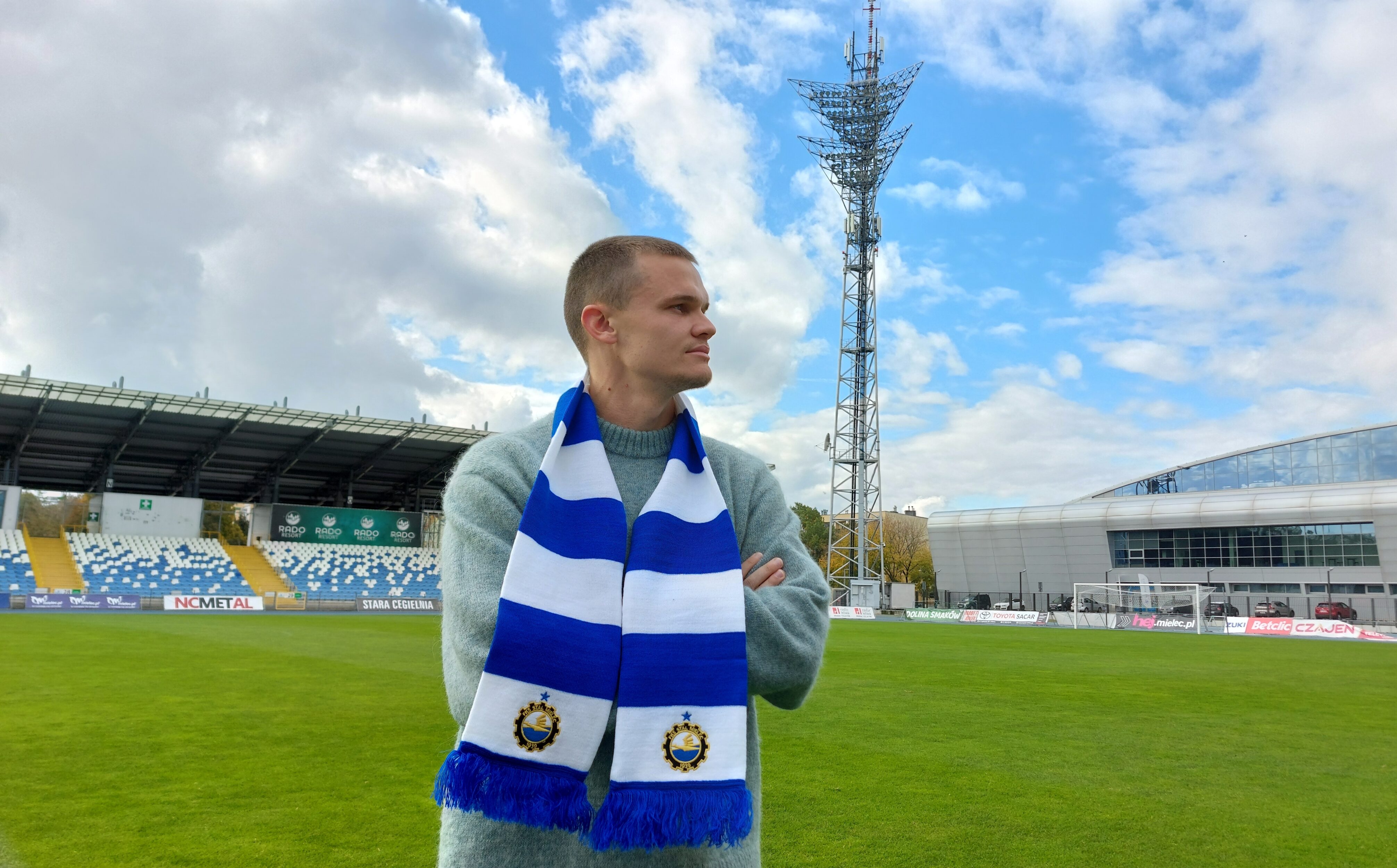 Hubert Matynia zawodnikiem FKS Stal Mielec. Foto 2 Mateusz Prokopiak